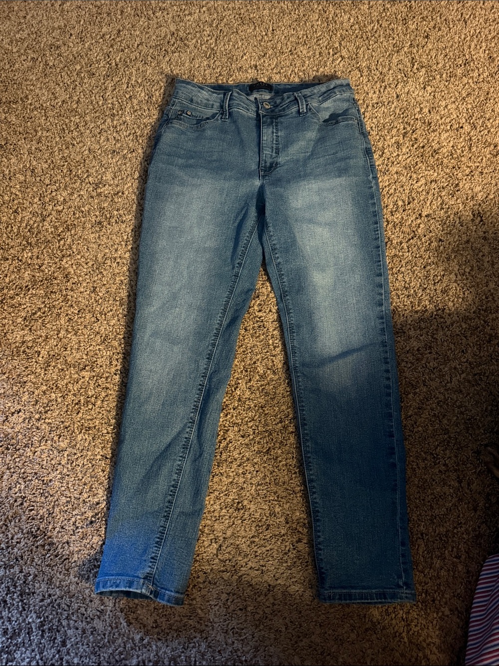 Curve Appeal Classic Blue Women's Straight-Leg Jeans worn once